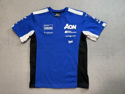 AON Arena Calor dread blue racing shirt mens size S