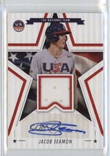 2025 Panini Stars and Stripes Signature Materials Jacob Seamon #SSM-JS Auto 1h1