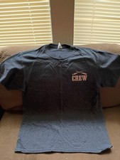 Trader Joe's Short Sleeve Grayish Blue Unisex T-shirt Size Medium