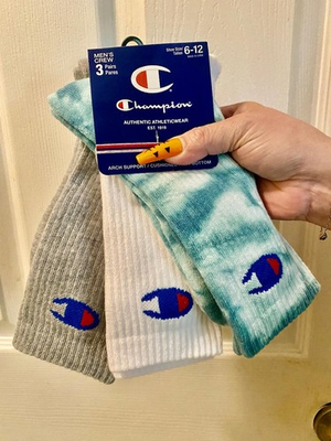 #ad Champion Men’s Socks 3 Pairs 6 12 Warm Cushioned Holiday Gift .. BEST PRICE.. $9.49