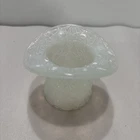 Vintage Opalescent Milk Glass Top Hat Daisy & Buttons 2.5”