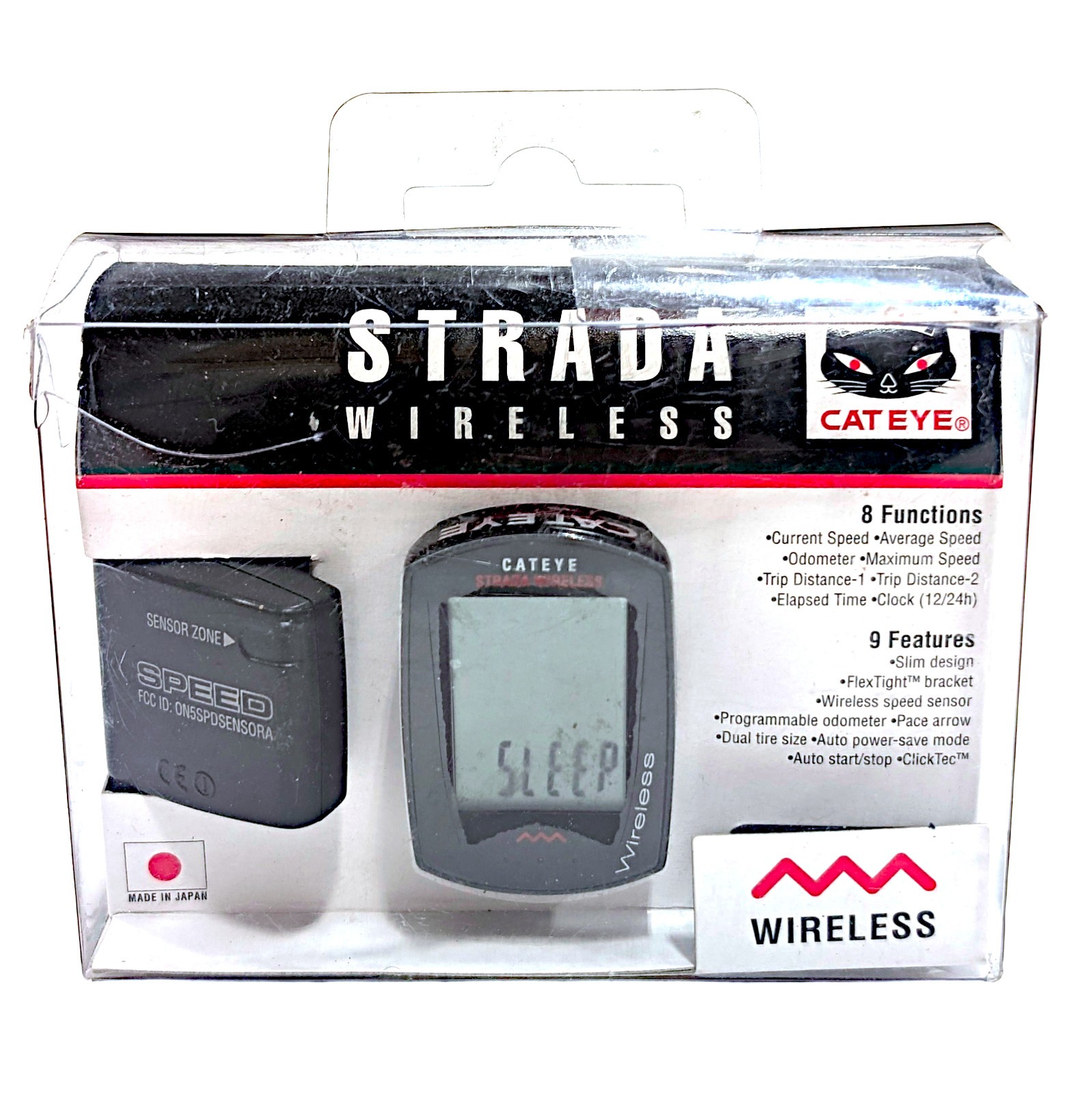 Cateye Strada Slim CC-RD300W Wireless Bike Computer New (Shelfware)