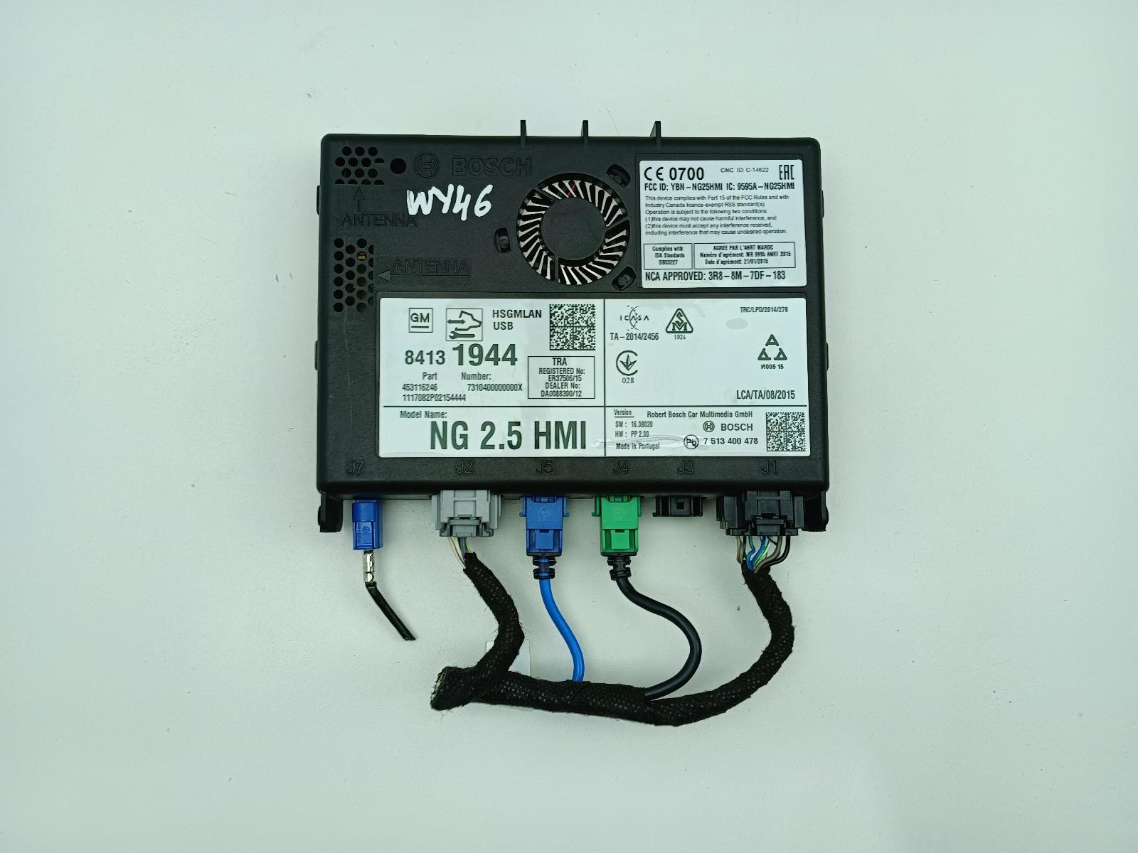 VAUXHALL INSIGNIA SAT NAV CONTROL MODULE ECU 84131944 MK2 2017-2022