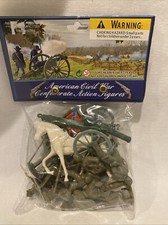 AMERICAN CIVIL WAR CONFEDERATE ACTION FIGURES 98524 NEW Green Army Men