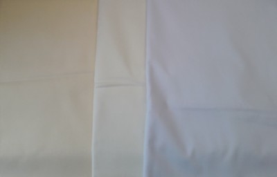 Neu - Weiß- und Cremetöne - Unifarben - 100% Baumwollstoff - Meterware  
