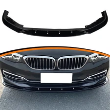 Fit for BMW 5 Series G30 520i 530i 540i 2017-2020 Front Bumper Lip Glossy Black