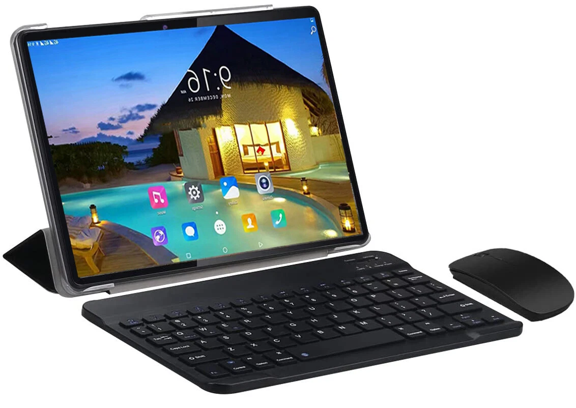 2 in 1 10 Inch Laptop Android 10 Tablet PC 4GB RAM 64GB ROM GPS WiFi Dual  Sims | eBay