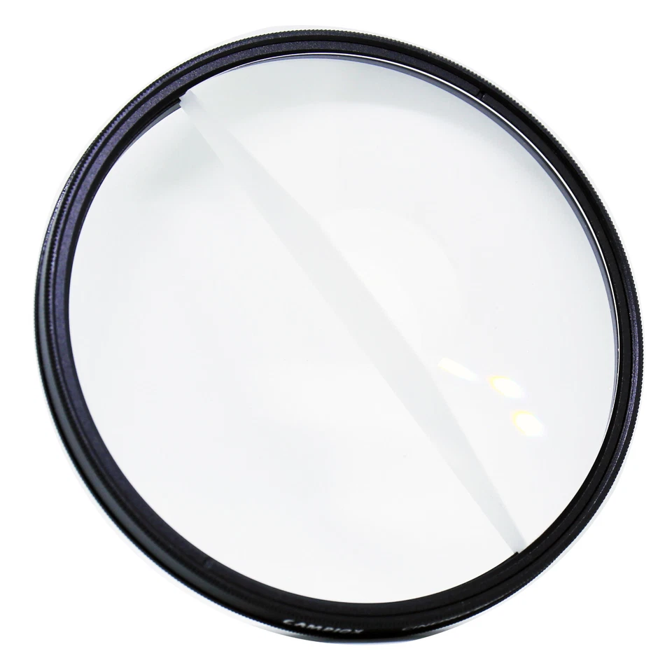 Camdiox Cinepro Split Halo glass Half Centre Hole prism filter effect for video - Image 3 of 3