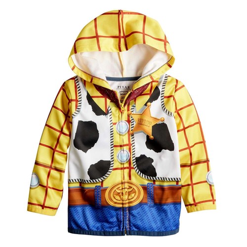Disney Pixar Toy Story Costume Hoodie Jacket Woody Toddler 2T 3T 4T 5T Boy Girl - 第 1/4 張圖片