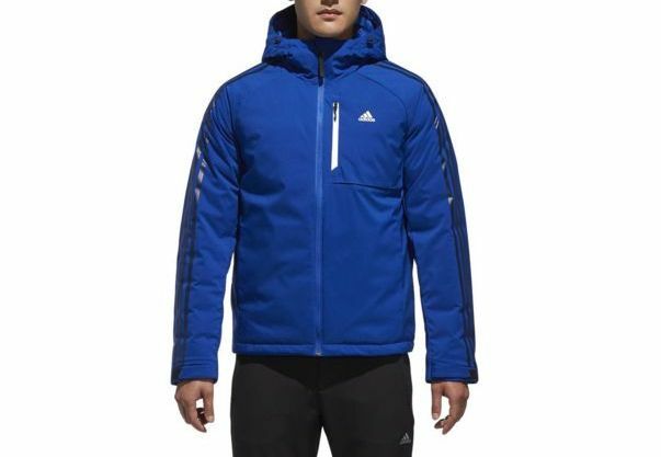 adidas men's insulated hooded puffer jacket