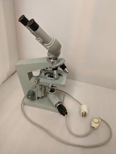 Vintage Carl Zeiss Jena Binocular Microscope. S/N 560973