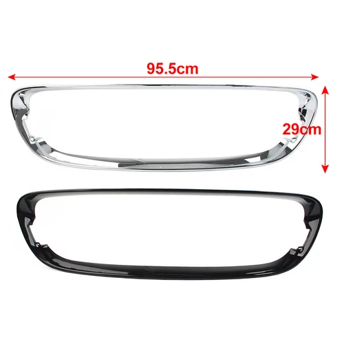 For F-Type 2014-2017 Black Front Bumper Grille Surround Molding T2R3563 - Picture 4 of 6