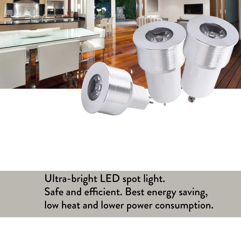 Mini Spot Light Bulb Lamp Replace Halogen Lamp 3W LED GU10 MR16 GU5.3 110V 220V - Image 4 of 4