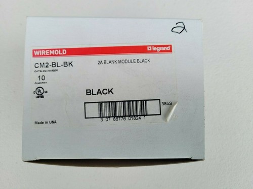 NEW Box of 10 Legrand Wiremold CM2-BL 2A Blank Jack Insert Module CM ...