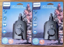 Lot of 2 Philips Light Sensing Countdown Time...