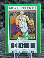 2019 Contenders Draft Picks Season Variation Ticket Red Foil Jayson Tatum #20