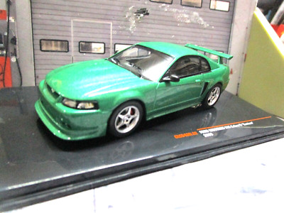 FORD Mustang Coupe V8 2000 SVT grün Tuning Cobra II Custom Muscle Car  IXO 1:43