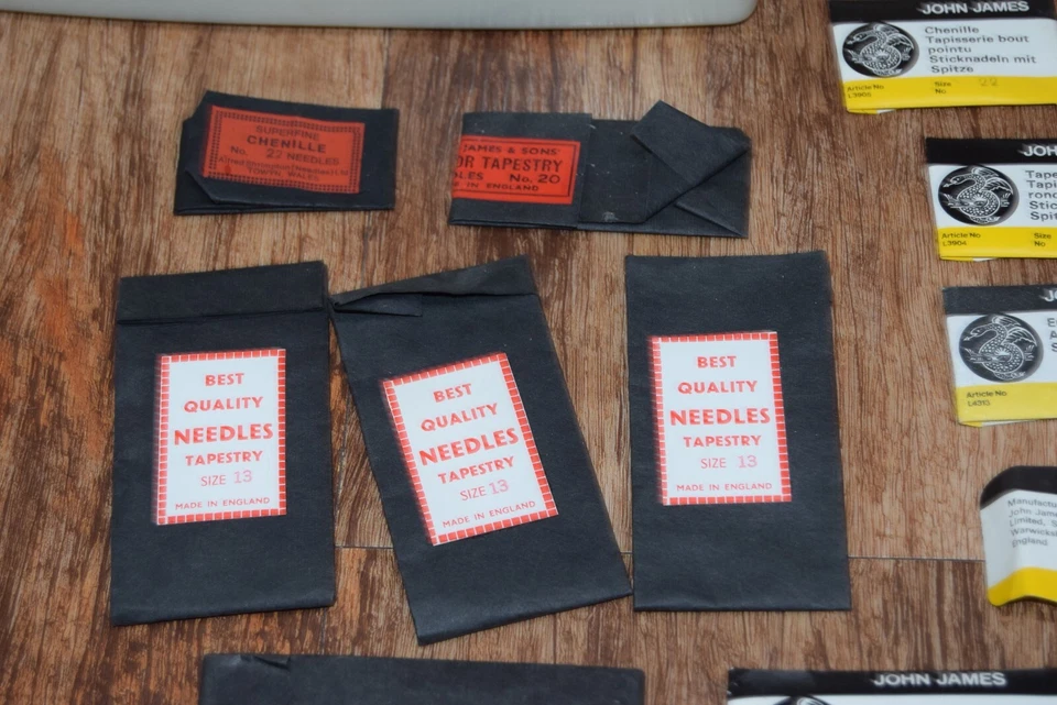 Tapestry Needles John James Bundle Collection needle size 20 13 18 22 14  etc - Image 2 of 4