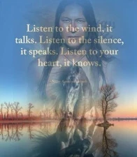 Spiritual    Native American  refrigerator magnet 3  1/2 x 4 1/2"