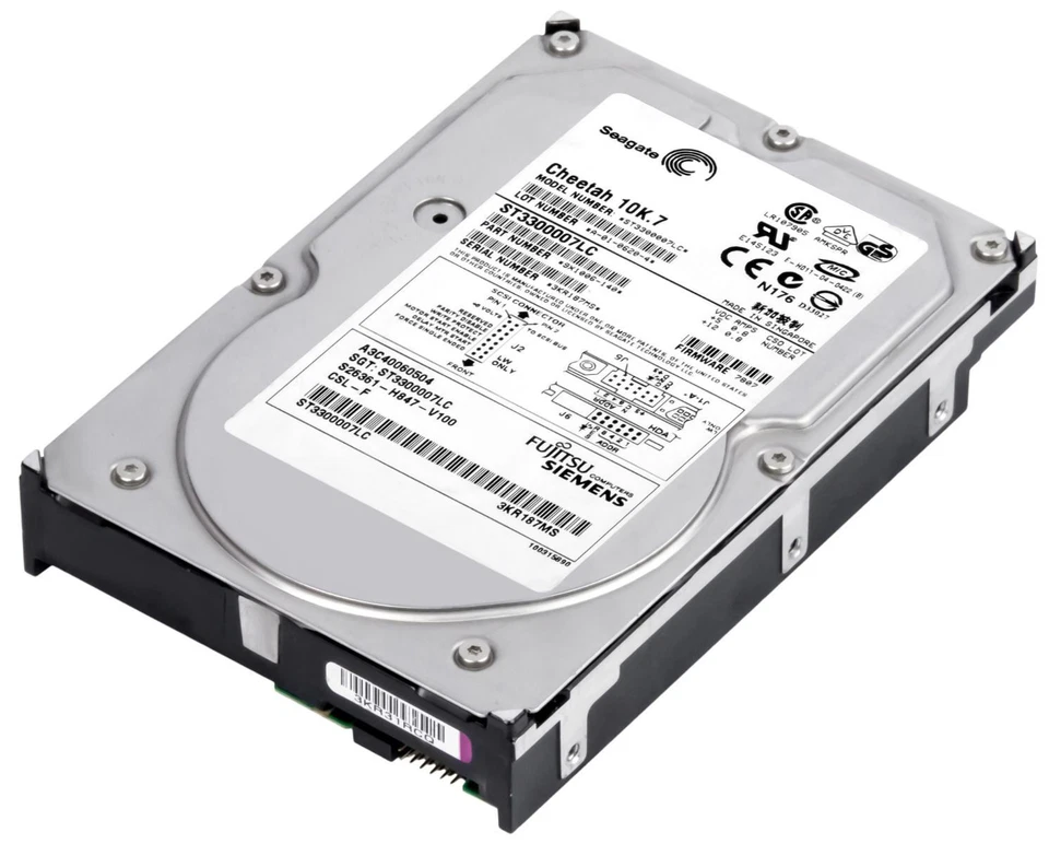 Hard Drive Fujitsu A3C40060504 300GB 10000U/Min 8MB SCSI U320 ST3300007LC 3.5'' - Image 2 of 3