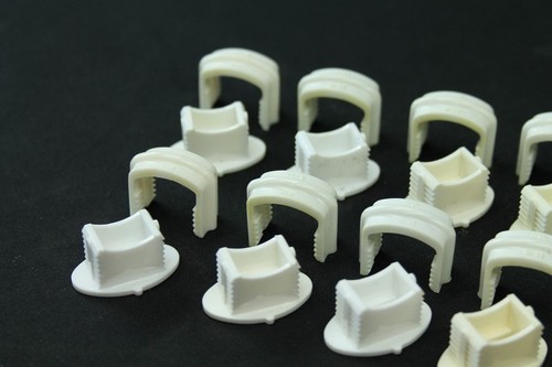 10 x old cable clamps size XS S M white cable clamp grid clamp wet room - Picture 10 of 27