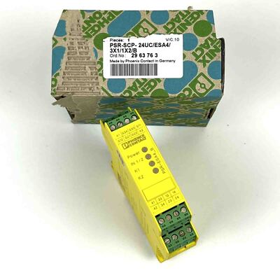 Phoenix Contact PSR-SCP-24UC/ESA4/3X1/1X2/B Sicherheitsrelais 2963763,unused/OVP