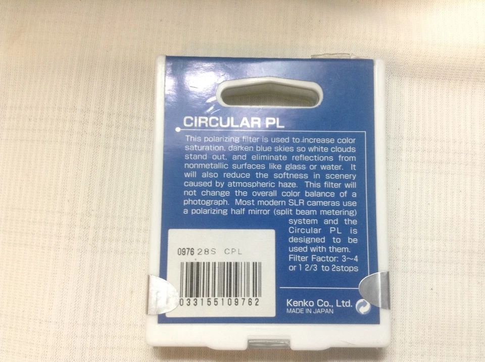 Genuine KENKO Circular PL Photo Lens Filter NOS 28mm - Image 2 of 2