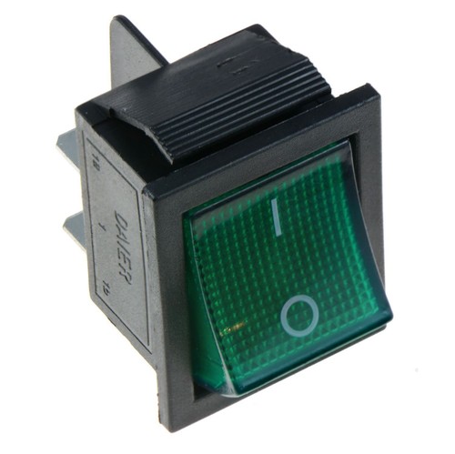 Caravan Motorhome Green 240v rocker switch for Dometic Electrolux ...