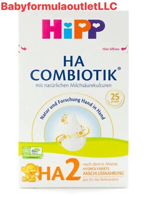 HiPP HA2 HYPOALLERGENIC Infant Formula After 6 MONTHS 600g  1,3,4,6,12 box