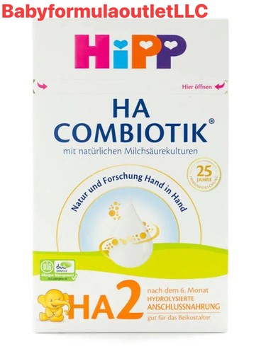 HiPP HA2 HYPOALLERGENIC Infant Formula After 6 MONTHS 600g 1,3,4,6,12 box