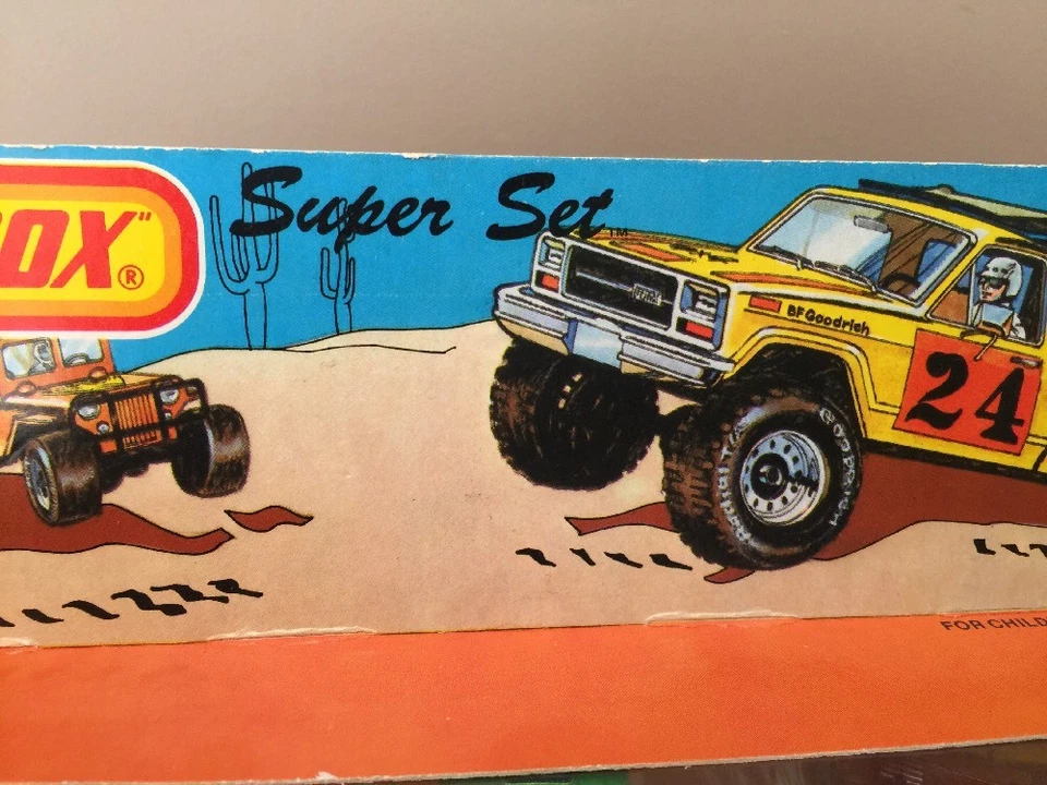 1982 Matchbox Superfast Super Set Off Road Riders Lesney Brand New Gift set USA - Image 3 of 4