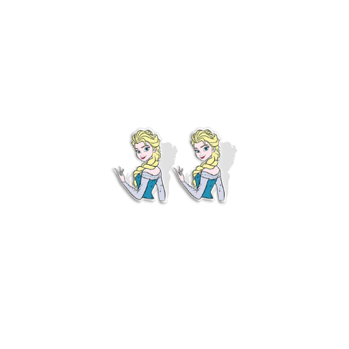 Disney Frozen Anna Elsa Princess Character Girls Stud Earrings Gift UK - Picture 8 of 9