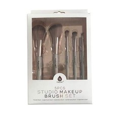 5 Pcs Studio Makeup Brush Set Rose Gold