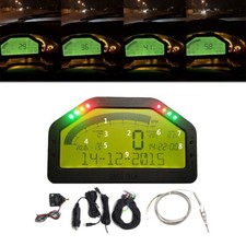 Car Race Dash Digital Lcd Display Gauge Meter Full Sensor Set 9000rpm Bluetooth