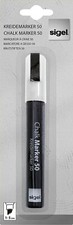 Image of Sigel Chalk Marker 50 Chisel 1-5mm Highly Opaque Non-Permanent White GL181