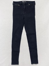 Hollister Women's Jeans Black Size 3R Skinny Zipped Front Pockets