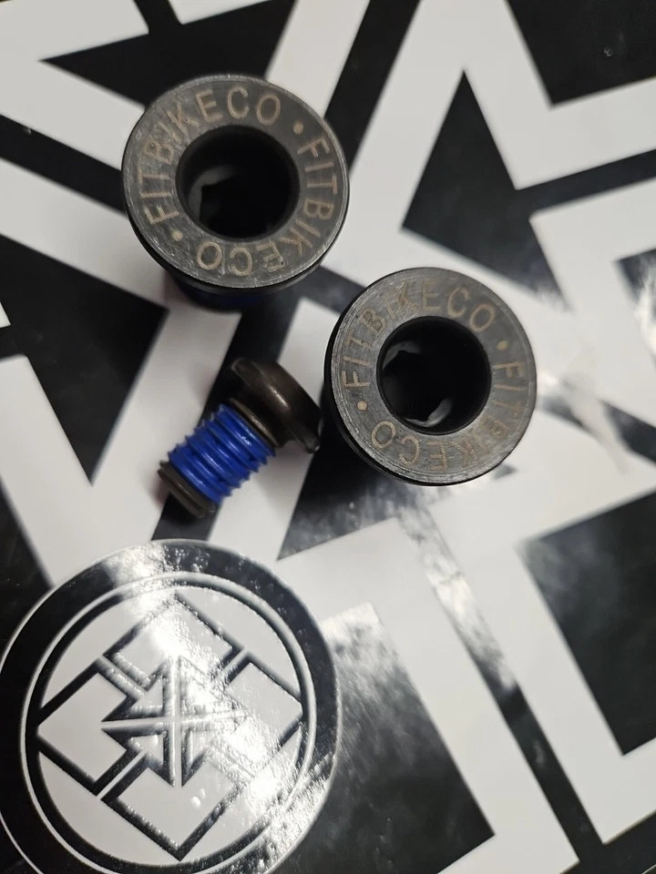 AJUSTE 24MM PERNOS DE MANIVELA ROMOS BICICLETA BMX 24mm HUSILLO Y PIÑÓN PERNOS S&M CULTO NUEVO Foto 4 de 4