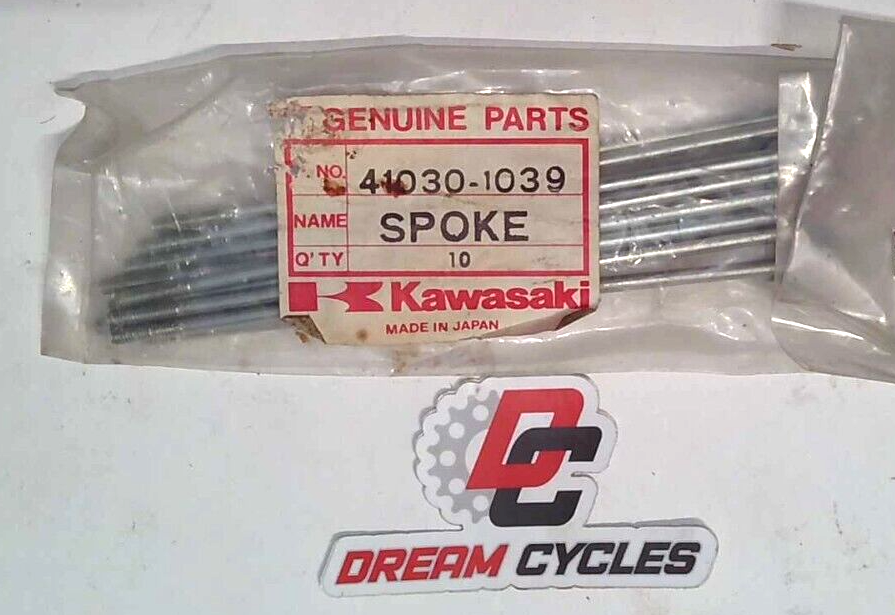 NOS GENUINE Kawasaki Spokes Rear Outer RH 1981-1982 KX80 41030