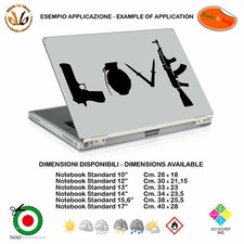Notebook sticker no war love bansky style guns sticker pvc cropped black