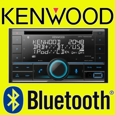 KENWOOD CAR/VAN CD/MP3, AUX-IN, USB IPOD/IPHONE, DOUBLE DIN DAB BLUETOOTH STEREO