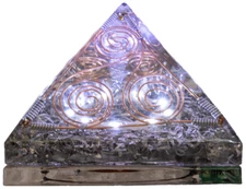 Patented Vibonite Orgonite Pyramid (Vibe Style - Amplify)