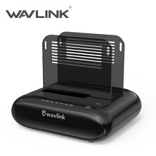 USB 3.0 to SATA External Hard drive Docking Station, Dual Bay 2.5" 3.5"HDD/SDD