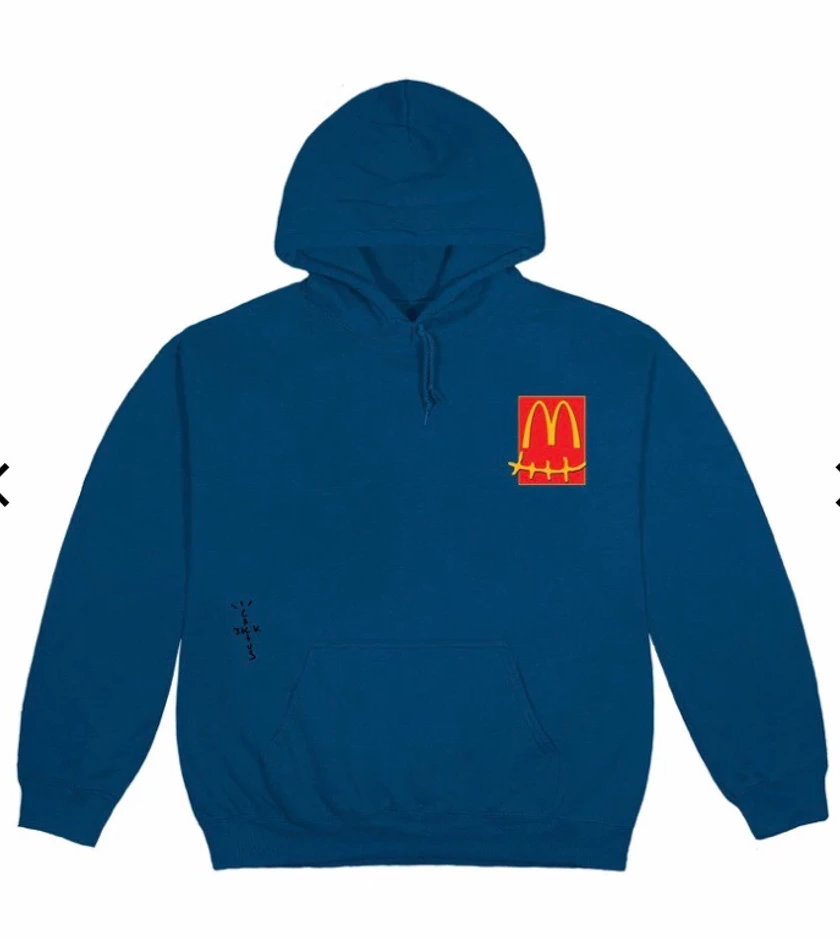 Travis Scott McDonald's Cactus Jack Sticker Hoodie Size M Travis Scott McDonald's Cactus Jack Sticker Hoodie Size M