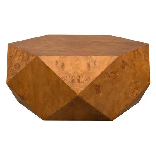 Uttermost 50113 Hughes 40"W Wood Veneer Top Wood and Wood Veneer - Burl - Picture 3 of 5