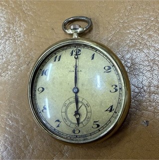 OMEGA Montre de poche gousset or 14 K petites secondes
