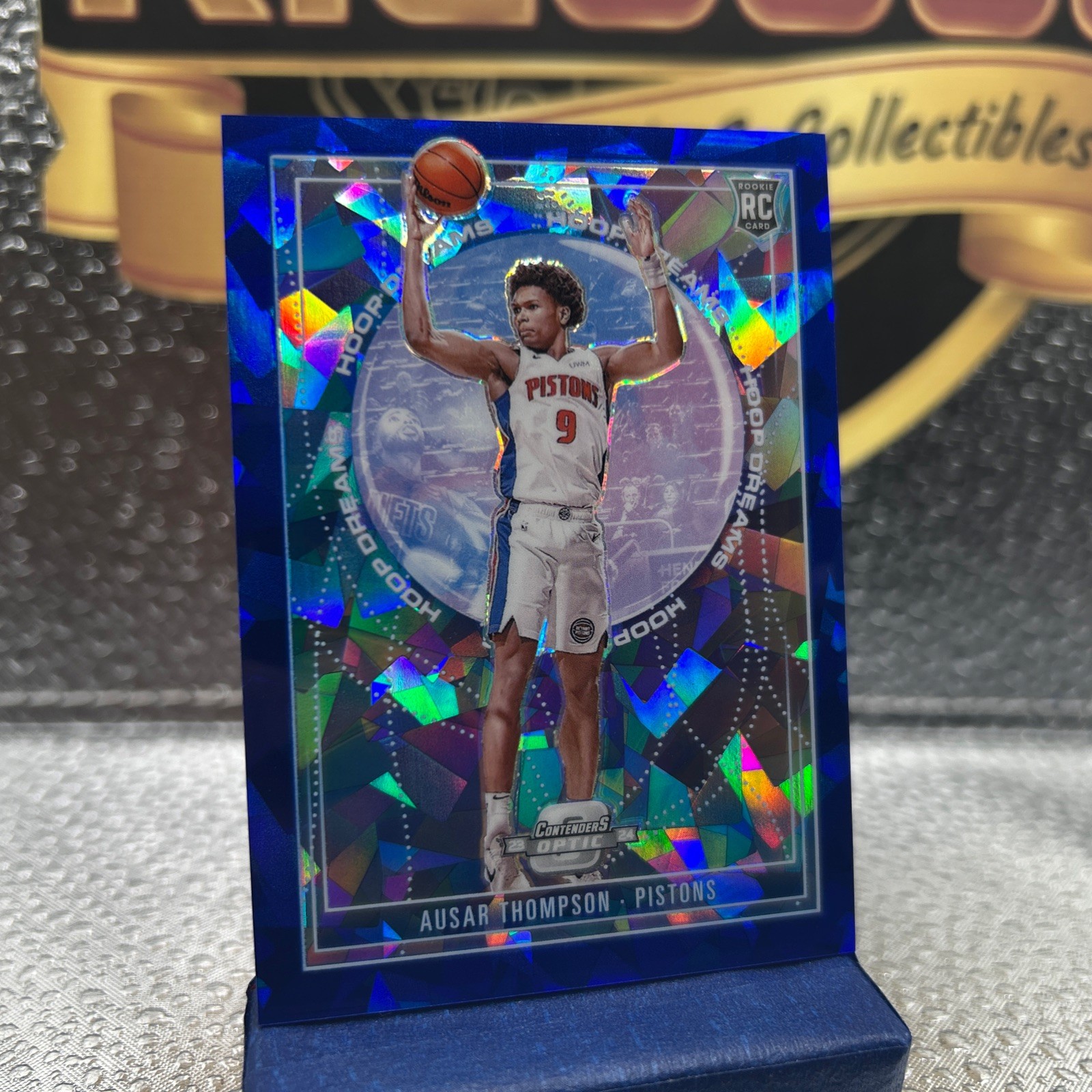 ❄️ 2023-24 Contenders Optic Amen Thompson Hoop Dreams Blue Ice /75 Rookie ❄️