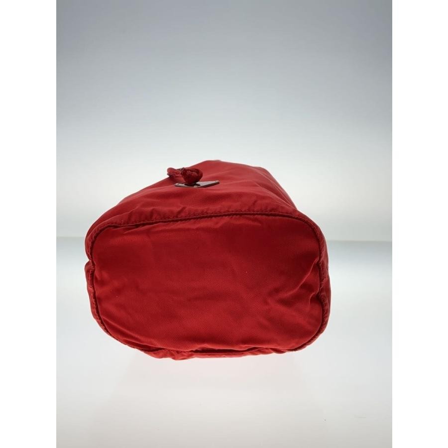 PRADA Drawstring Pouch Nylon Red Authentic Women … - image 4