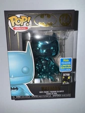 Funko Pop! DC Batman Teal Chrome GameStop Summer Convention Exclusive #144
