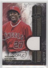 2016 Topps Tier One Relics 167/399 Vladimir Guerrero #T1R-VG HOF 0l2