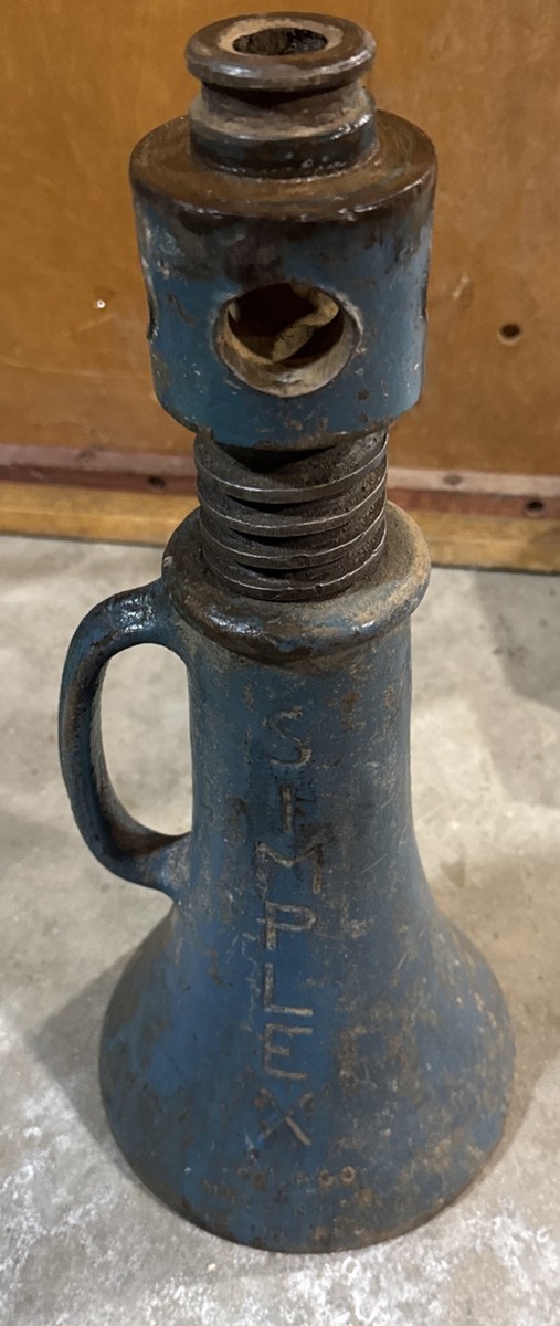 60s Jacks ミッドセンチュリー　ジャックス　スカルプチャー　ヴィンテージ Vintage Simplex 1-3/4 x 10 House/Railroad Screw Jack 14